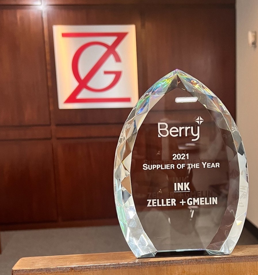 berry global ink supplier award